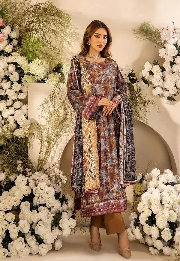 3 Pcs Digital Printed suit